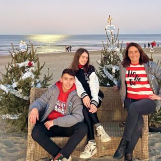 Il mare d'inverno a Beach 75